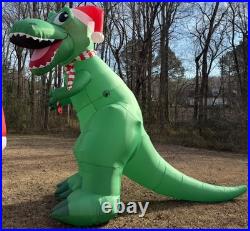 Gemmy 17.5 Foot Tall T-Rex Airblown Christmas Inflatable Dinosaur Colossal