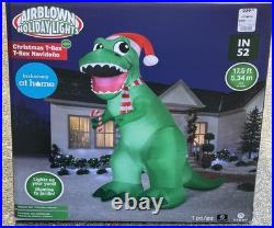 Gemmy 17.5 Foot Tall T-Rex Airblown Christmas Inflatable Dinosaur Colossal Gemmy 17.5 Foot Tall T-Rex Airblown Christmas Inflatable Dinosaur Colossal