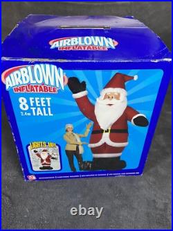 Gemmy 2005 8ft Tall HoHoHo Santa Claus Christmas Airblown Inflatable