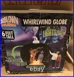 Gemmy 2006 6ft Tall Whirlwind Globe Halloween Airblown Inflatable