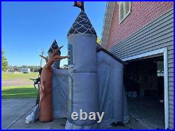 Gemmy 2007 12ft Long Haunted House Halloween Airblown Inflatable