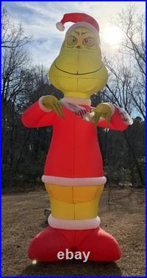 Gemmy 2025 19 Foot Tall Colossal Grinch Christmas Airblown Inflatable With Box