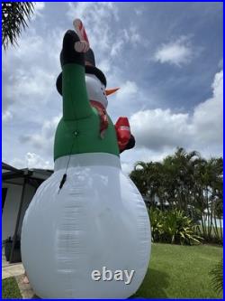Gemmy 20' Colossal Lighted Christmas Snowman Inflatable Airblown Blow-up Yard