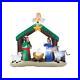 Gemmy 36707 Christmas 7′ Nativity Scene Airblown Inflatable