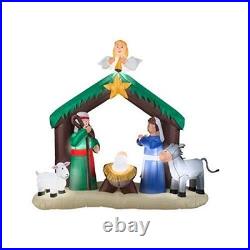 Gemmy 36707 Christmas 7' Nativity Scene Airblown Inflatable Multi