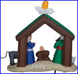 Gemmy 36707 Christmas 7' Nativity Scene Airblown Inflatable Multi
