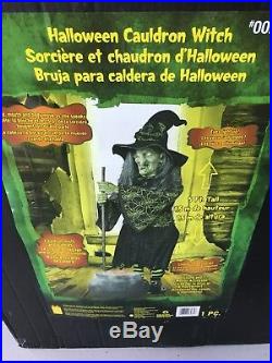 Gemmy 5 Foot Life-Sized Halloween Witch with Cauldron