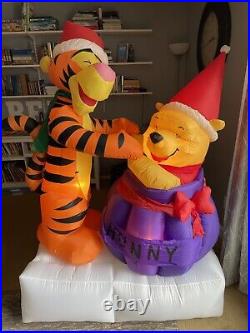 Gemmy 6' Animated Disney Pooh & Tigger Lighted Christmas inflatable Airblown