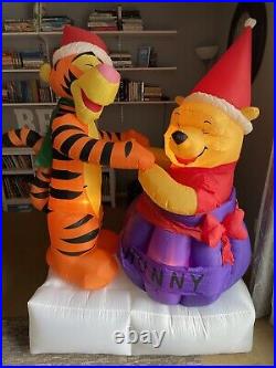 Gemmy 6' Animated Disney Pooh & Tigger Lighted Christmas inflatable Airblown