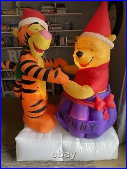 Gemmy 6' Animated Disney Pooh & Tigger Lighted Christmas inflatable Airblown