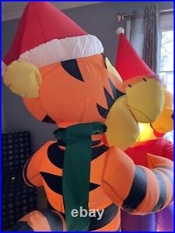 Gemmy 6' Animated Disney Pooh & Tigger Lighted Christmas inflatable Airblown