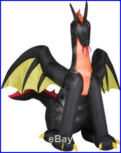 Gemmy 6-ft x 6.99-ft Lighted Dragon Halloween Inflatable