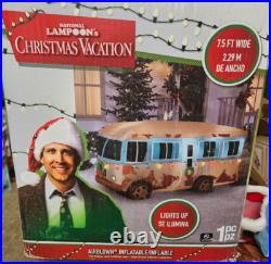 Gemmy 7.5ft Wide Christmas Vacation Uncle Eddie's RV Christmas Inflatable