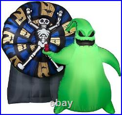 Gemmy 7 Ft Tall Oogie Boogie Wheel of Death Animated Halloween Inflatable
