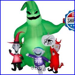 Gemmy 7' Oogie Boogie Nightmare Before Christmas Airblown Inflatable