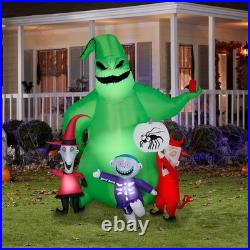 Gemmy 7' Oogie Boogie Nightmare Before Christmas Airblown Inflatable