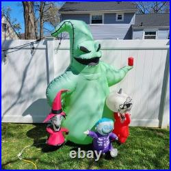 Gemmy 7ft Tall Disney's Nightmare Oogie Boogie with Lock, Shock, & Barrel Inflatab