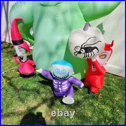 Gemmy 7ft Tall Disney's Nightmare Oogie Boogie with Lock, Shock, & Barrel Inflatab
