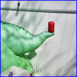 Gemmy 7ft Tall Disney's Nightmare Oogie Boogie with Lock, Shock, & Barrel Inflatab