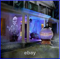 Gemmy 8.5 ft. Living Projection Reaper Globe Halloween Inflatable Airblown -NEW