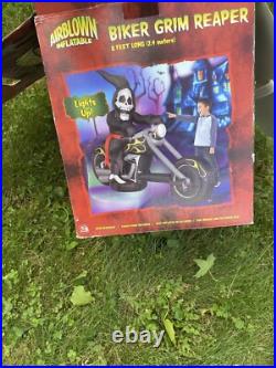 Gemmy 8ft Biker Grim Reaper inflatable