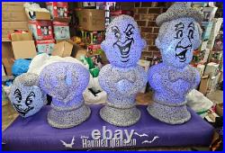 Gemmy 8ft Long Haunted Mansion Scene with Synchronized Light & Music Hallo Inflate
