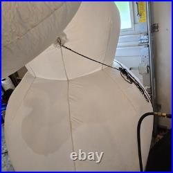 Gemmy 8ft Tall Airblown Inflatable Light Up Snowman RARE 2002 with box