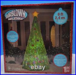 Gemmy AirBlown 8' Inflatable Christmas Tree With LED Lighting