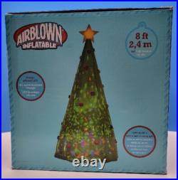 Gemmy AirBlown 8' Inflatable Christmas Tree With LED Lighting