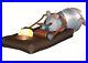 Gemmy Airblown Animated Inflatable Rat In Trap Halloween Decoration Rare