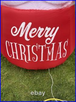 Gemmy Airblown Christmas Inflatable Prototype Sparkling Lightshow Snowmen Globe