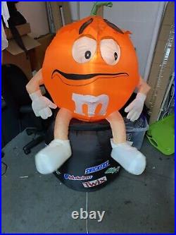Gemmy Airblown Halloween M&M Moving On Cauldron Lighted Inflatable Read As Is
