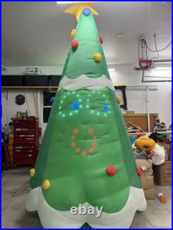 Gemmy Airblown Inflatable 11ft Lightsync Singing Christmas Tree