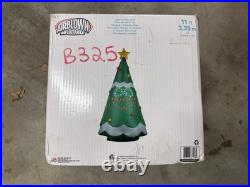 Gemmy Airblown Inflatable 11ft Lightsync Singing Christmas Tree
