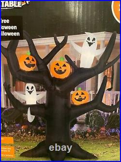 Gemmy Airblown Inflatable 8.5' Halloween Tree with Pumpkins/Ghosts New in Box