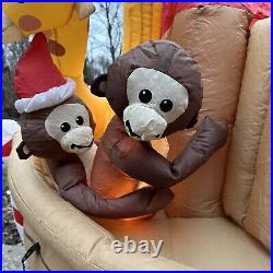 Gemmy Airblown Inflatable Animated Noahs Ark Holiday Living Christmas Rare