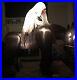 Gemmy Airblown Inflatable Ghost Reaper on Horse 5.5 Ft. Red LED Eyes