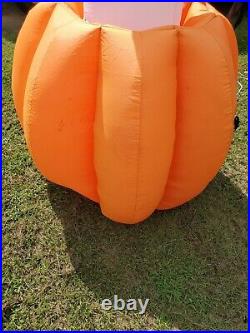 Gemmy Airblown Inflatable Halloween 6 Ghost Pumpkin Light Blow Up Rising Ghost