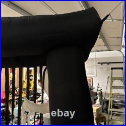 Gemmy Airblown Inflatable Halloween Ghost Archway. Changes colors 7 FT
