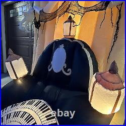 Gemmy Airblown Inflatable Haunted Organ Scene #1221607 Halloween Lawn Decor 6.9
