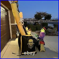 Gemmy Airblown Inflatable Haunted Organ Scene #1221607 Halloween Lawn Decor 6.9