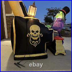 Gemmy Airblown Inflatable Haunted Organ Scene #1221607 Halloween Lawn Decor 6.9
