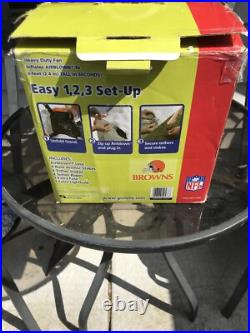 Gemmy Airblown Inflatable NFL Cleveland Browns Player 8ft Lighted Yard Decor