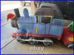Gemmy Airblown Inflatable Thomas The Tank Engine Train Sodor Christmas Tree Farm