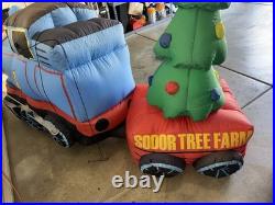 Gemmy Airblown Inflatable Thomas The Tank Engine Train Sodor Christmas Tree Farm