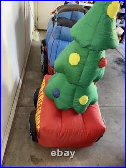 Gemmy Airblown Inflatable Thomas The Tank Engine Train Sodor Christmas Tree Farm