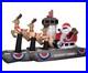 Gemmy Colossal 13′ Deercraft Carrier Christmas Airblown Lighted Inflatable-NEW