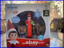 Gemmy Colossal 20ft Santa's Biggest Helper Elf On The Shelf Inflatable