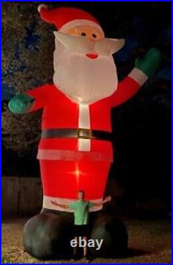 Gemmy Colossal AirBlown Inflatable LED 20' foot Santa Claus Christmas Yard Decor