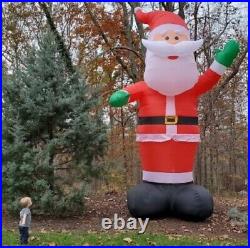 Gemmy Colossal AirBlown Inflatable LED 20' foot Santa Claus Christmas Yard Decor
